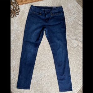 Michael Kors skinny zipper pocket jeans